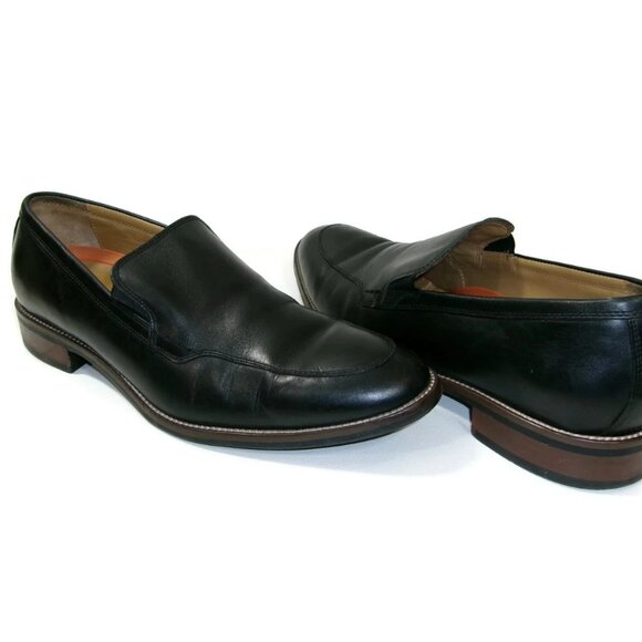 Cole Haan Mens Black Leather Slip On Loafers Shoes Size 11 M main image 6